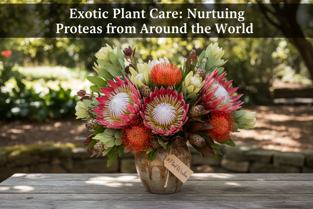 Exotic Plant Care: Nurturing Proteas from Around the World