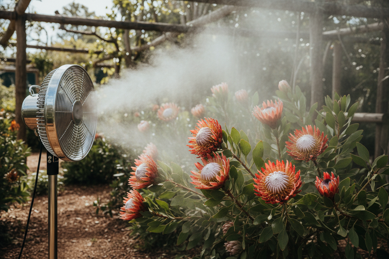 The Fan On Strategy: Growing Proteas in High Humidity
